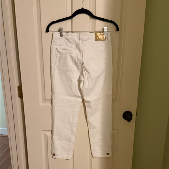 Anne Klein White Cropped Jeans - Picture 2 of 7